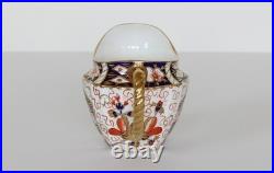 TEA SET Royal Crown Derby TRADITIONAL IMARI 2451 Six Trios & Creamer Rope Handle