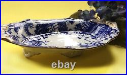 THREE Royal Crown DerbyBLUE MIKADOLovely Dishes, 8 on Pedestal REDUCED