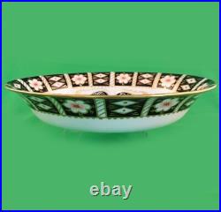 TRADITIONAL IMARI Royal Crown Derby Oval Open Vegetable Bowl NEW NEVER USED