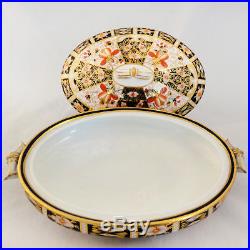 TRADITIONAL IMARI by Royal Crown Derby Covered Vegetable NEW NEVER USED England