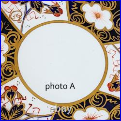 TRADITIONAL IMARI by Royal Crown Derby Footed Cake Plate Compote 9.5 diameter