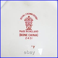 TRADITIONAL IMARI by Royal Crown Derby Footed Cake Plate Compote 9.5 diameter