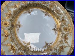 Tiffany & Co New York Royal Crown Derby England 8.5 Dinner Plate Set of 6