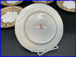 Tiffany & Co New York Royal Crown Derby England 8.5 Dinner Plate Set of 6