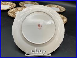 Tiffany & Co New York Royal Crown Derby England 8.5 Dinner Plate Set of 6
