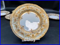 Tiffany & Co New York Royal Crown Derby England 8.5 Dinner Plate Set of 6