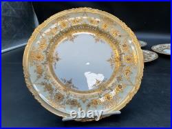 Tiffany & Co New York Royal Crown Derby England 8.5 Dinner Plate Set of 6