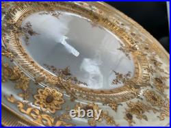 Tiffany & Co New York Royal Crown Derby England 8.5 Dinner Plate Set of 6