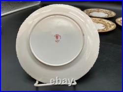 Tiffany & Co New York Royal Crown Derby England 8.5 Dinner Plate Set of 6