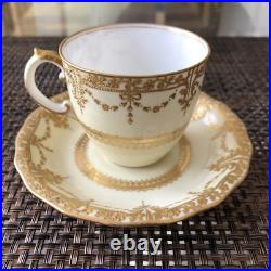 Tiffany & Co Royal Crown Derby 3448R Coffee Cup And Plate Set