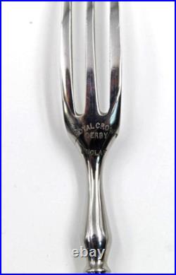 Traditional Imari Royal Crown Derby China 2451 Strawberry Fruit Fork Set of 12