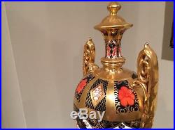 Two Royal Crown Derby Old Imari 12 Covered Urns. Yes, TWO