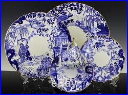 Very Fine Royal Crown Derby Mikado 4 Five Piece Place Settings 20 Pieces