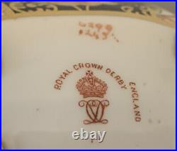 VERY RARE ROYAL CROWN DERBY IMARI 6299 TWIN HANDLED DISH c. 1910 BEAUTIFUL