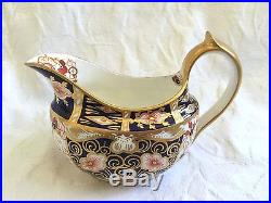 Very Fine Antique ROYAL CROWN DERBY 2451 IMARI Teapot Creamer & Sugar Tea Set