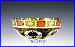 Very Fine Royal Crown Derby Old Imari 1128 Pattern Large Fruit Centrepiece Bowl