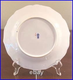 Victorian C1883 Royal Crown Derby Kings #383 Scallop Edge 8.75 Cabinet Plate