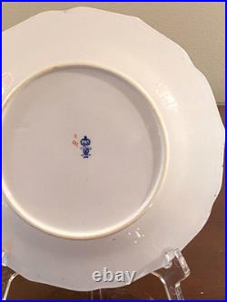 Victorian C1883 Royal Crown Derby Kings #383 Scallop Edge 8.75 Cabinet Plate