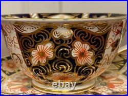 Vintage ROYAL CROWN DERBY Imari #2451 Coffee Cup/Teacup & Saucer Set
