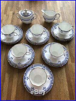 Vintage Rare Royal Crown Derbygrenville 1984 Cabinet Tea Set With Tea Pot