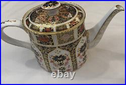 Vintage Royal Crown Derby 1128 Old Imari Tea Pot Tea pot Pristine Mint