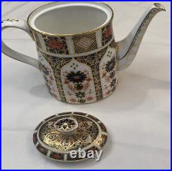 Vintage Royal Crown Derby 1128 Old Imari Tea Pot Tea pot Pristine Mint