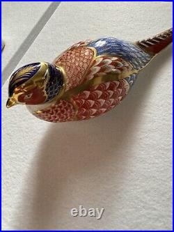 Vintage Royal Crown Derby 22k Paint Collection Turtle, Quail, Pheasant, Dragon, Crab