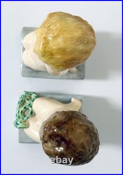 Vintage Royal Crown Derby Adam And Eve Figurine England Extremely Rare! Read