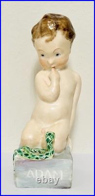 Vintage Royal Crown Derby Adam And Eve Figurine England Extremely Rare! Read