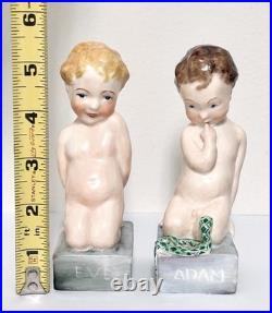 Vintage Royal Crown Derby Adam And Eve Figurine England Extremely Rare! Read