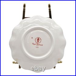 Vintage Royal Crown Derby Antoinette Fine Bone China Floral Tea Cup & Saucer