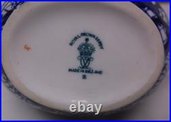 Vintage Royal Crown Derby Blue Mikado Tea Set Teapot Creamer Sugar Bowl