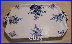 Vintage Royal Crown Derby Blue Platter