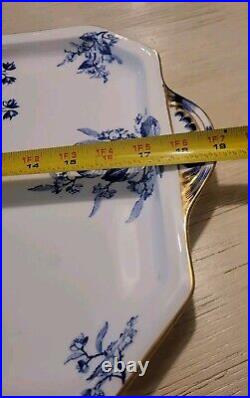 Vintage Royal Crown Derby Blue Platter