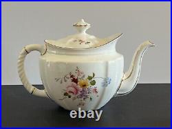 Vintage Royal Crown Derby Bone China 4 Pc Teapot Tea Set Derby Posies