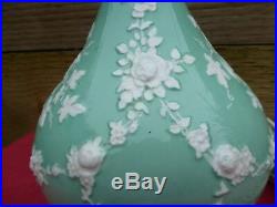Vintage Royal Crown Derby Ceramic Floral Birds Table Light Bedside Lamp
