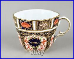 Vintage Royal Crown Derby China Old Imari 1128 Tea Cups & Saucers X 6 1st C. 1925