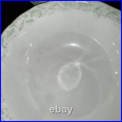 Vintage Royal Crown Derby Green Aves Bone China 38 Pc Tea Dinner Set