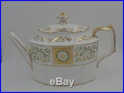 Vintage Royal Crown Derby Green Panel Large 5 Cup Teapot Fabulous