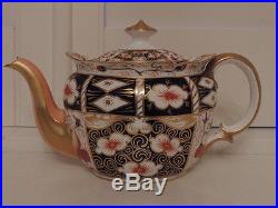 Vintage Royal Crown Derby Imari Teapot #2451