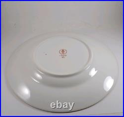 Vintage Royal Crown Derby Majesty Cobalt Blue Dinner Plate 10.5