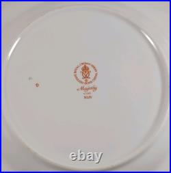 Vintage Royal Crown Derby Majesty Cobalt Blue Dinner Plate 10.5