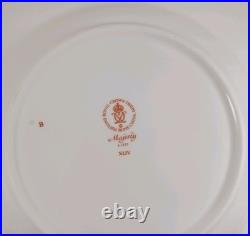 Vintage Royal Crown Derby Majesty Cobalt Blue Dinner Plate 10.5