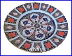 Vintage Royal Crown Derby Old Imari Dinner Plate 10 1/2 mint condition 1128