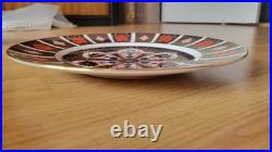 Vintage Royal Crown Derby Old Imari Dinner Plate 10 1/2 mint condition 1128