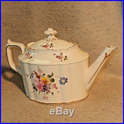 Vintage Royal Crown Derby POSIES Porcelain Large Tea Pot Teapot Gold 56Oz 6 Cup