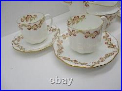 Vintage Royal Crown Derby Partial Tea Set 13 Pieces