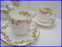 Vintage Royal Crown Derby Partial Tea Set 13 Pieces