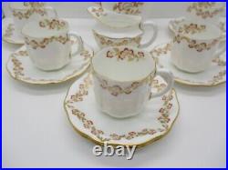 Vintage Royal Crown Derby Partial Tea Set 13 Pieces