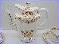 Vintage Royal Crown Derby Partial Tea Set 13 Pieces